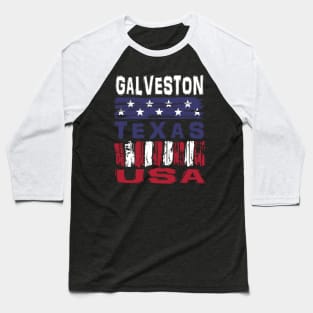 Galveston Texas USA T-Shirt Baseball T-Shirt